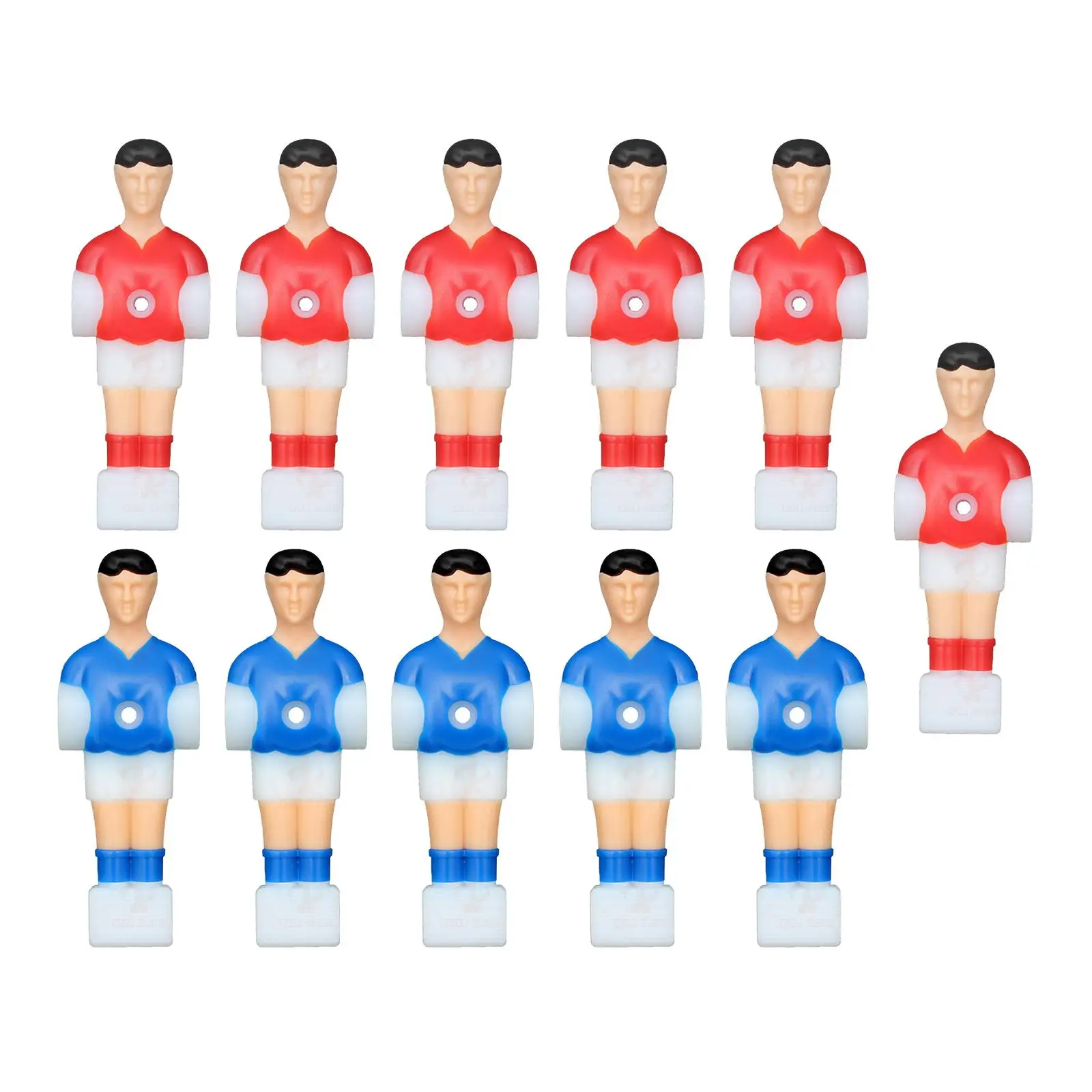 11Pcs Foosball Men Replacement Set Foosball Men Players Soccer Table