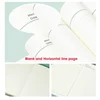 A5 Notebook Thick Notebook Thickened Large Notebook Soft Leather Horizontal Line Diary Blank Notebook Stationery 180 Sheets/Book 5