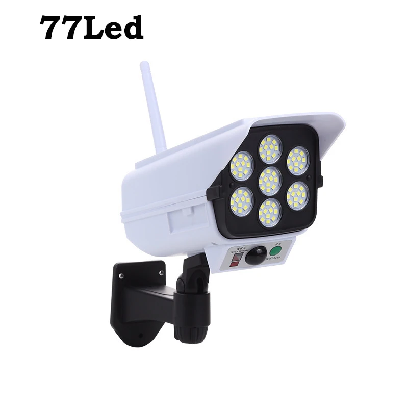 Solar Wall Lights Remote Control Human Body Sensor Waterproof LED Lamp Fake Camera Light Outdoor Garden Path Street Lighting solar security light with motion sensor Solar Lamps