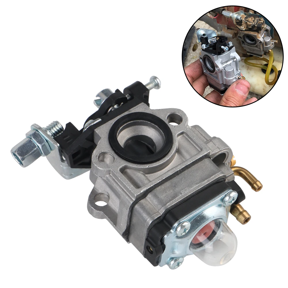 Carburetor Replacement Parts For 40CC 43CC 49CC 2-Stroke Pocket Bike Scooter 11mm Carburetor Scooter Brushcutter Carburetor Carb For Trimmer Cutter Chainsaw