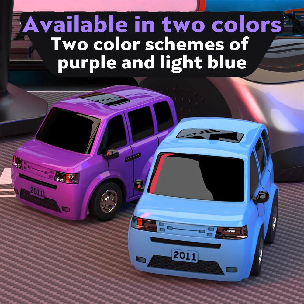 Snt 1:100 Q25-2011 Sa6 Q-Series Bus Car Toy Car Micro Con Magnteic Top Car Micro Rc Car Table Desk Race Car Senza Controller