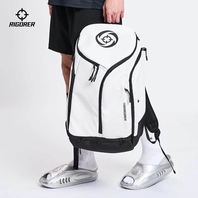 RIGORER Gravity Basketball Backpack Large Capacity Multifunctional Net Pocket Training Customizable Z123440102