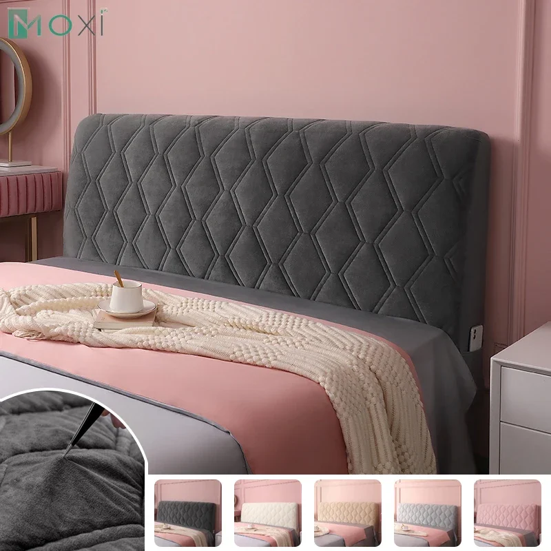 Bedhead Cover All-inclusive Super Soft Smooth Quilted Thicken Spandex Fabric Headboard Cover Bed Headboard Covers Home Decor