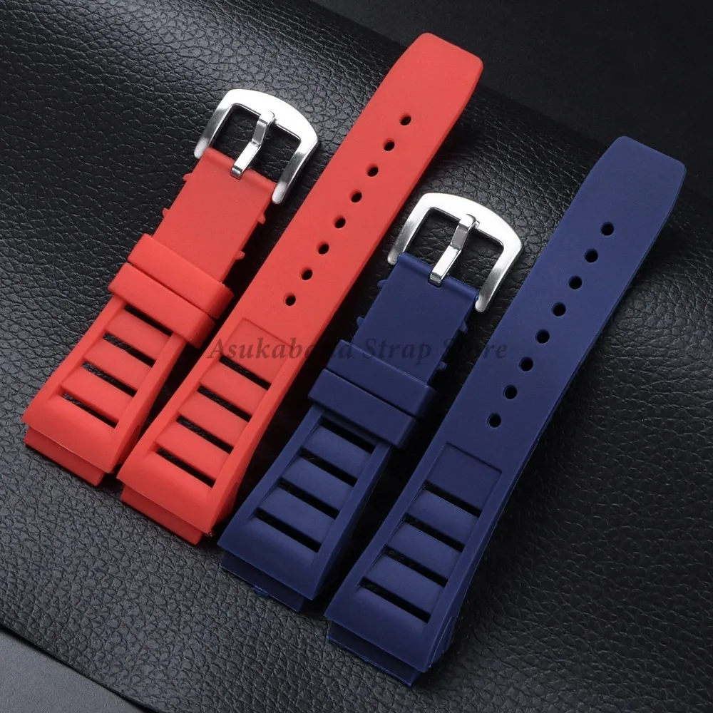 Premium Waterproof Silicone Sport Watch Strap - Soft Diving Rubber Bracelet