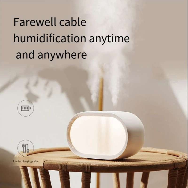 

Портативный Перезаряжаемый увлажнитель воздуха, компактный увлажнитель для спальни, увлажнители воздуха для ребенка, рабочего стола, офиса, для сна