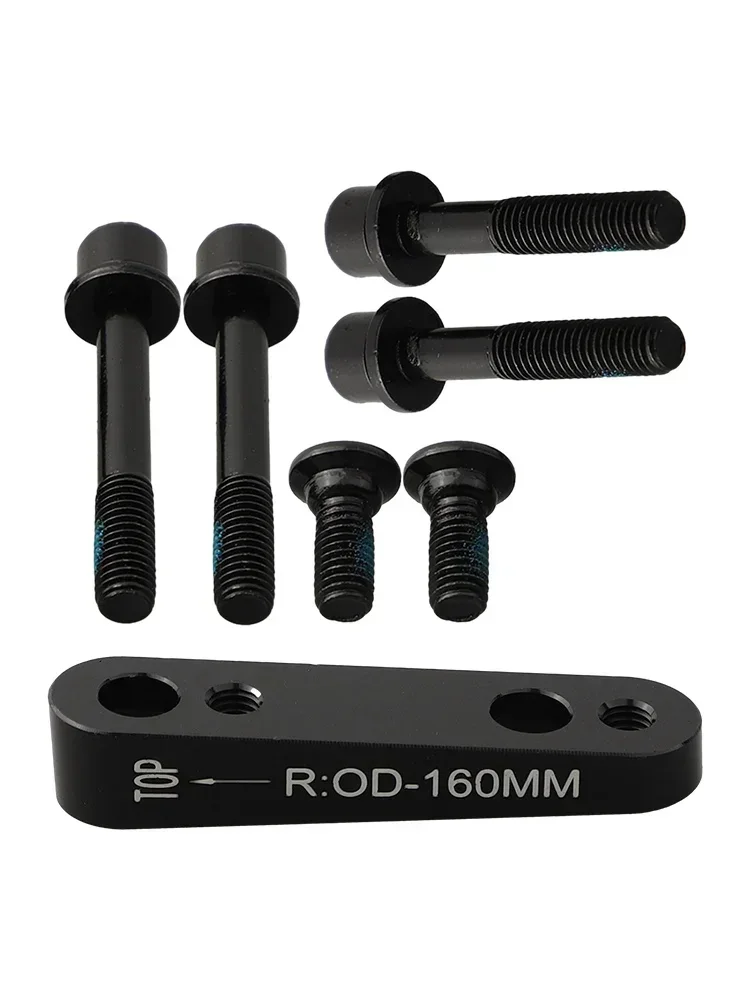Flat Mount Disc Brake Adapter Road Bike Disc Brake Adapter Front/Rear Aluminum Alloy 140 Or 160 Reversible 140mm/160mm For Rotor