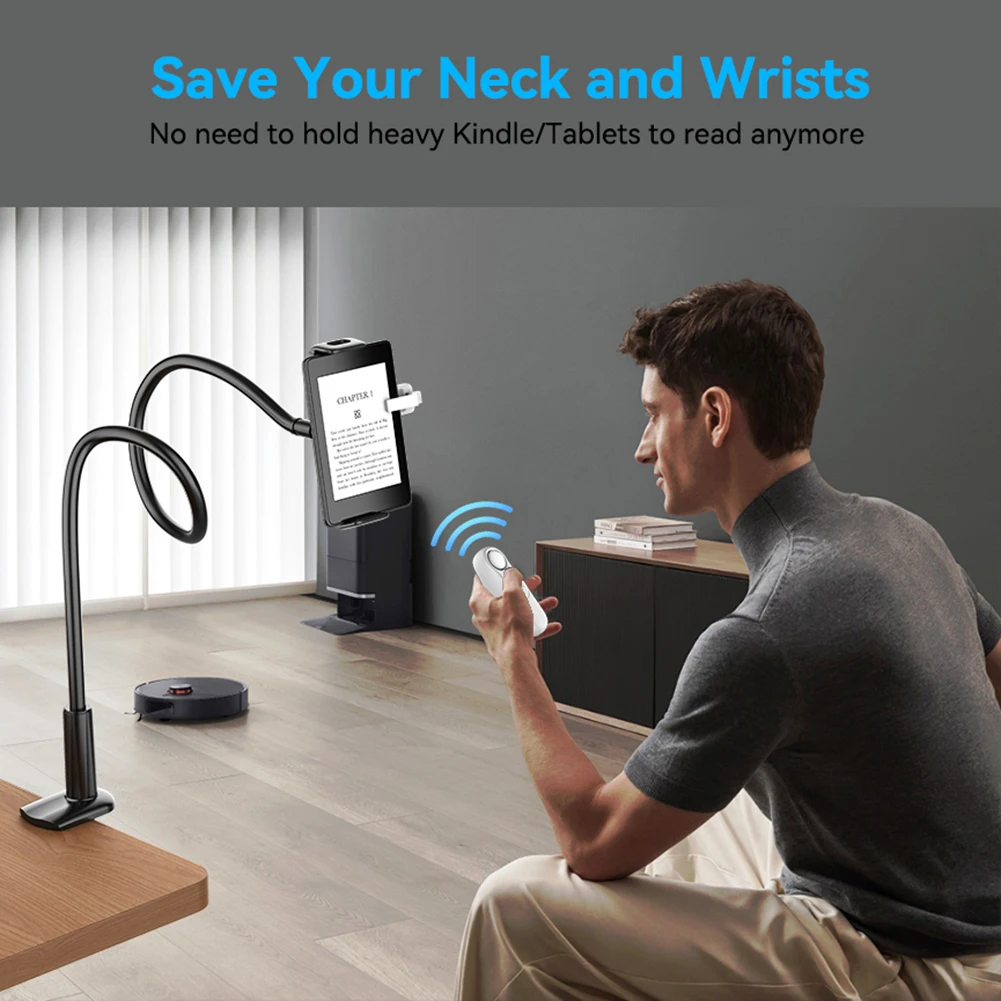 RF Remote Control Page Turner Remote Page Turner Taking Photo Camera Video Recording Remote Trigger for Kindle Accessories