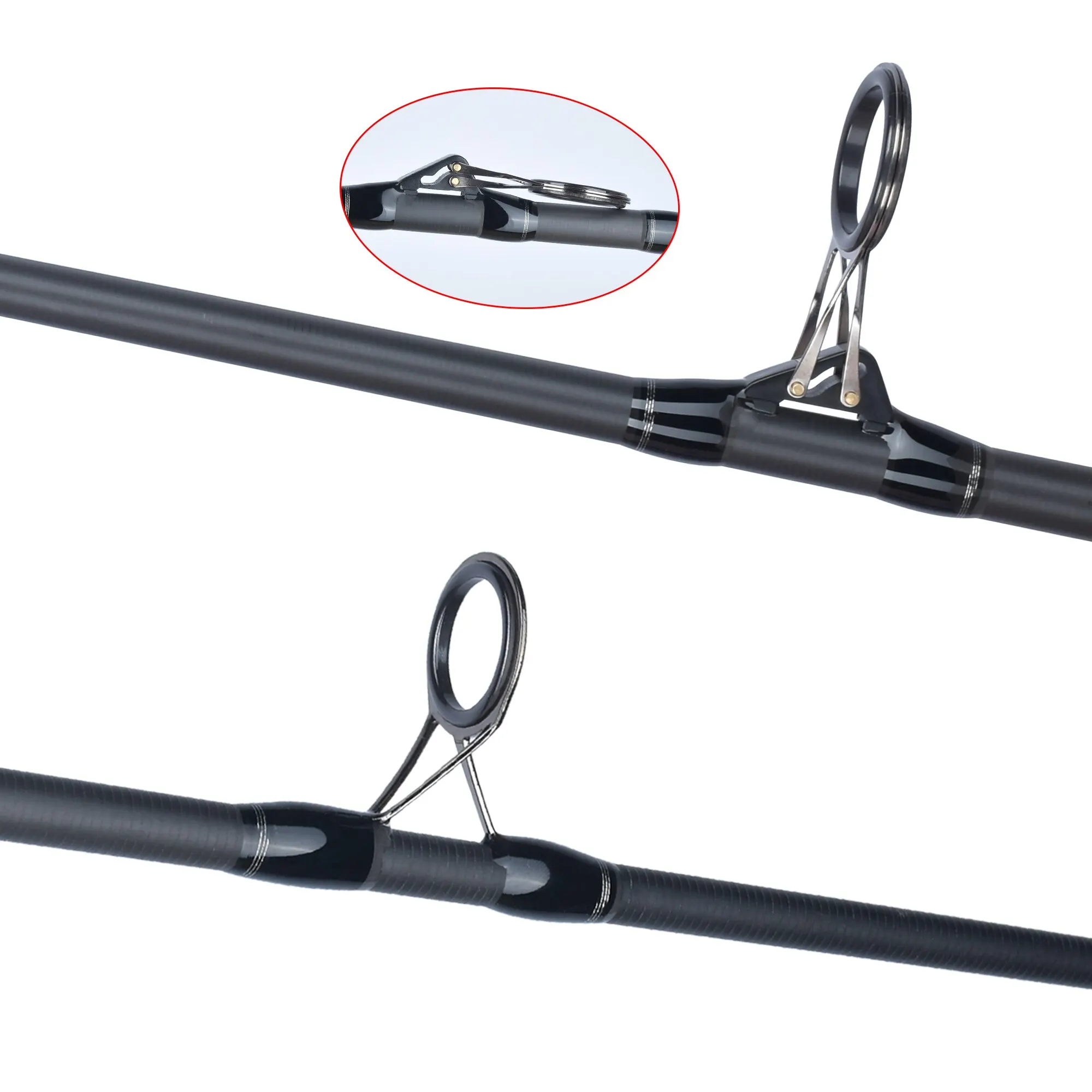 Fishing Rod BIUTIFU 2Tips 3.5lb 7Sections 4.2/3.6/3.0m 30t Carbon Fiber Travel Throwing 60-150m Shore Casting Spinning