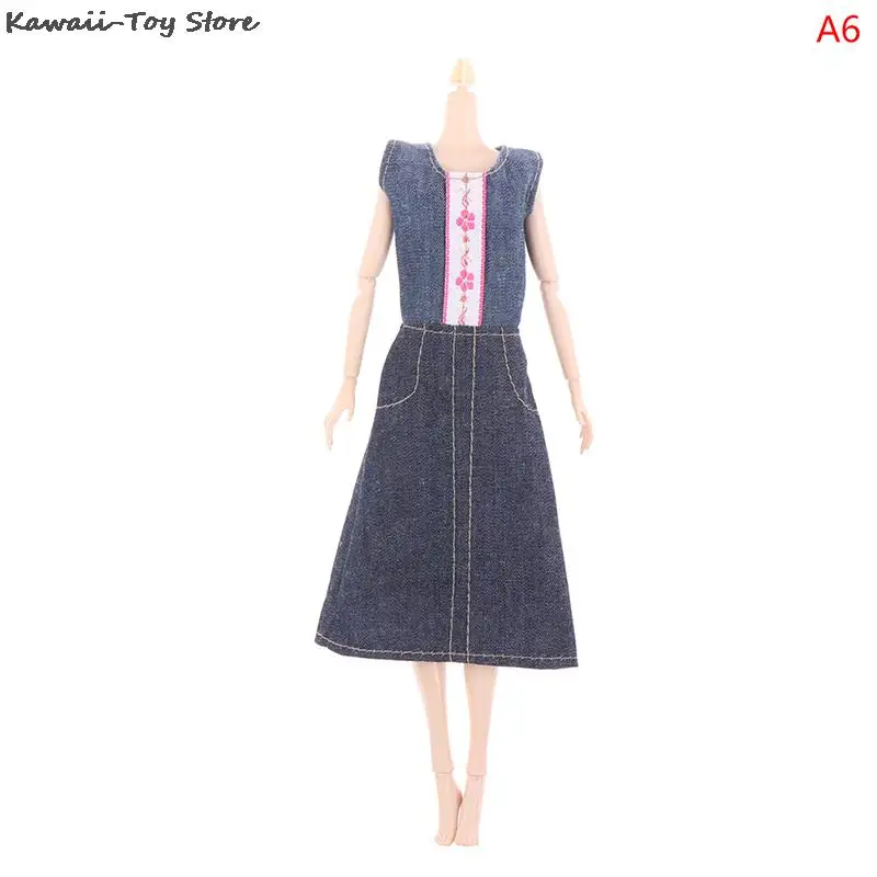 3 itens/lote roupas para barbie jogo vestir roupa topos calças 30 cm moda  vestido em miniatura acessórios para barbie presentes diy meninas