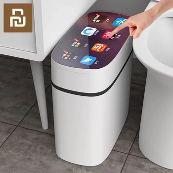 Youpin 스마트 센서 쓰레기통, 전기 자동 쓰레기통, USB 방수 센서 쓰레기통, 스마트 홈, 13 L, 16L