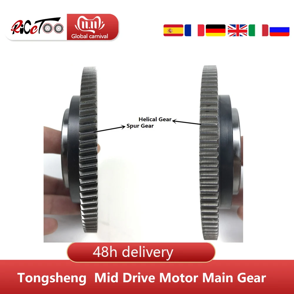 RICETOO Elektrische Fahrrad Tongsheng TSDZ2 Mitte Antrieb Motor