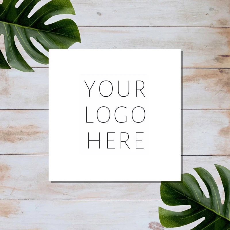 Custom Square Stickers Custom Logo Labels Square Packing Labels Promotion Shop Branding Packaging Social Media Gloss Stickers