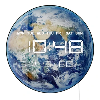 LED Globe Digital Clock 1