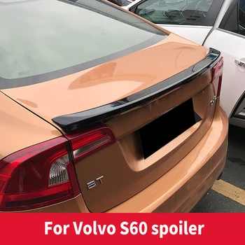 Per VOLVO S60 Spoiler wings dal 2011 al 2019 VOLVO S60 di alta qualità in plastica ABS Spoiler Wings accessori per Tuning esterno parti