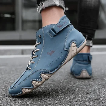 أحذية رجالية عالية الجودة خفيفة الوزن مع نعل مريح ومسامي وغير قابل للانزلاق للتدريب على المشي أحذية مناسبة للأزواج 4