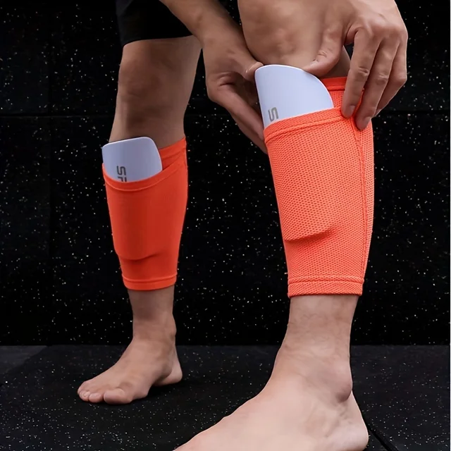 Sports Set Soccer Shin Guard Leg Cover Football injury prevention Anti-Drop Elastic Breathable Unisex Football Protective Gears 5