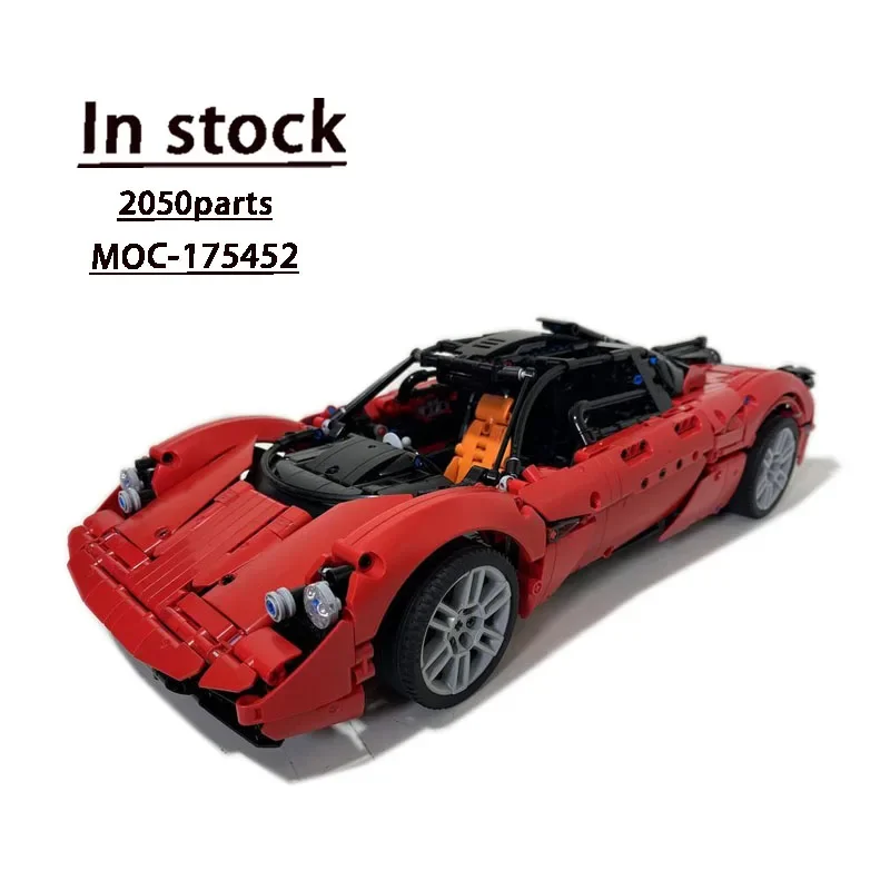 

New MOC-175452 Red T50 Supercar Assembly Stitching Building Block Model Adult Children's Birthday Building Blocks Toy Gift