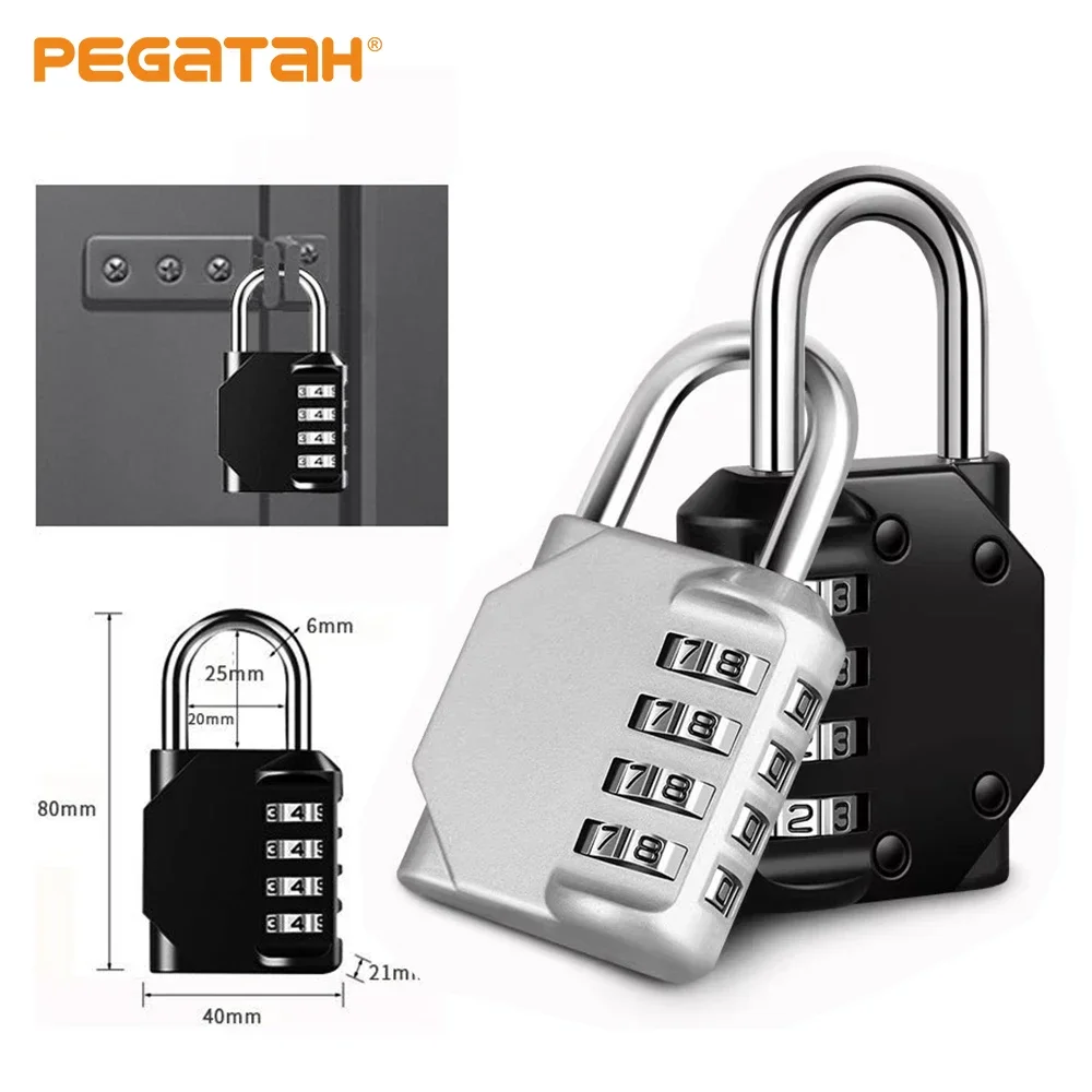 ORIA-Combination-Padlock-1PCS-Password-Locks-4-Digit-Waterproof-Outdoor ...