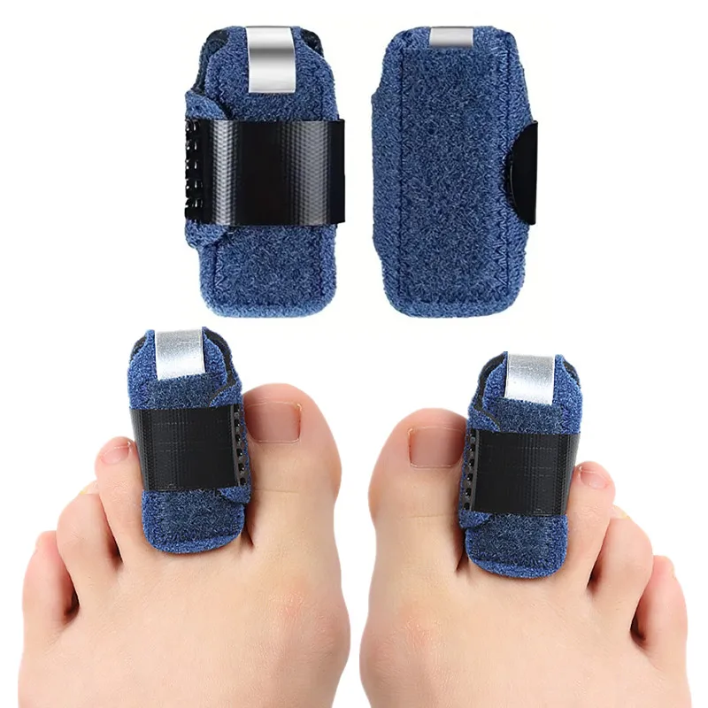 High Quality 1Pc Toe Splint Straightener for Hammer Toe Corrector for Women / Men Brace Hammertoe Splint Wrap Covers Broken