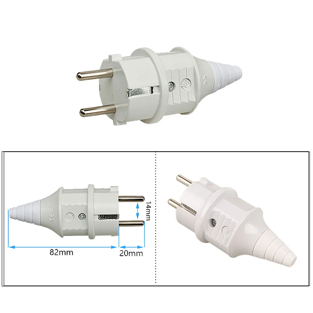 Waterproof 250V 16A Germany PDU UPS EU Power Desktop Outlet Connector Embedded Electrical Panel Receptacle AC Socket Plug Blue electrical socket power socket