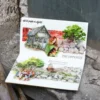 JIANWU 40mm*200cm Stone Wall Path Series Vintage Wall Texture Material Collage PET Tape Creative DIY Journal Stationery 5