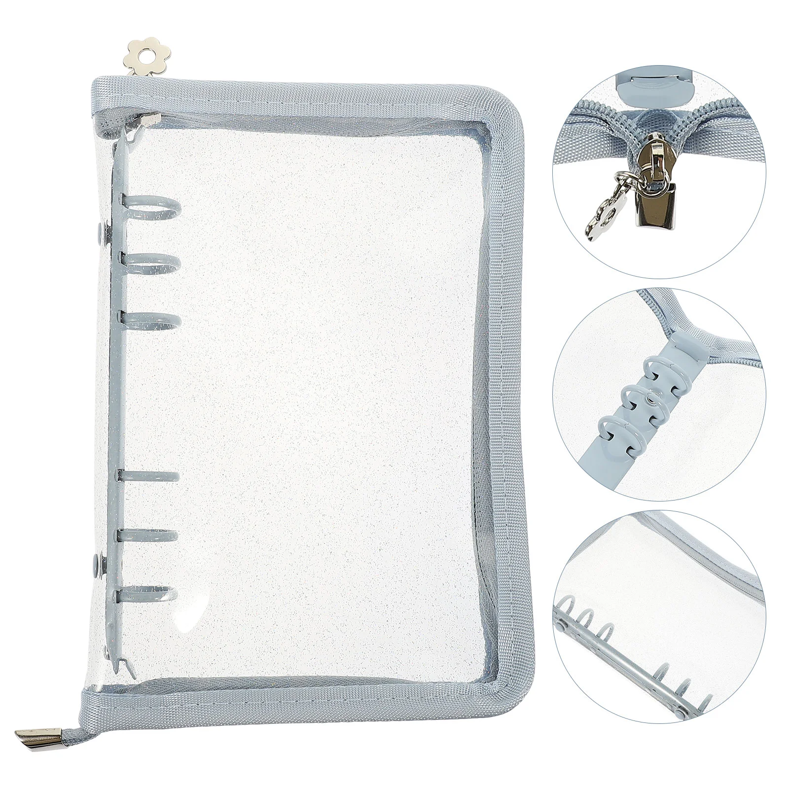 

Блокнот-планировщик россыпью с 6 кольцами из ПВХ