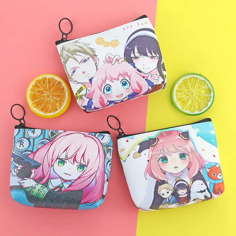 

SPY×FAMILY Cosplay Small Bag Anime Cartoon Anya Forger Yor Loid Coins Bags Gifts