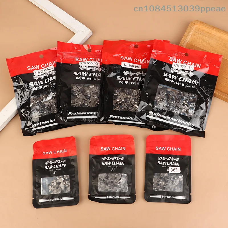 Versatile Metal Chainsaw Chain Blade for Wood Cutting - Electric Saw Accessory (Multiple Size Options)