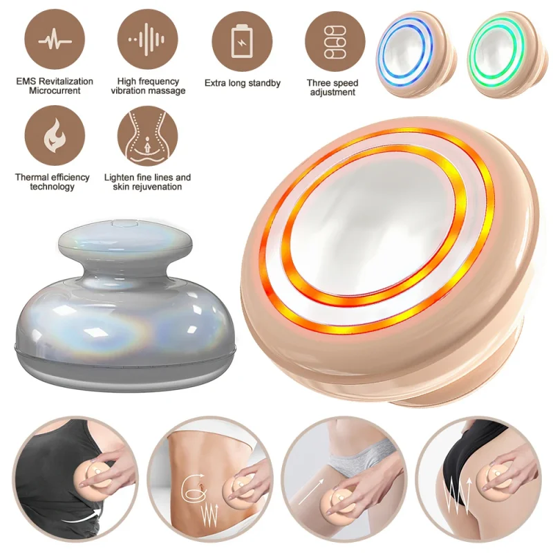 

EMS Body Shaping Massager USB Charging LED Heat Therapy Cellulite Reduction Effective Weight Loss Body Slimming Instrument