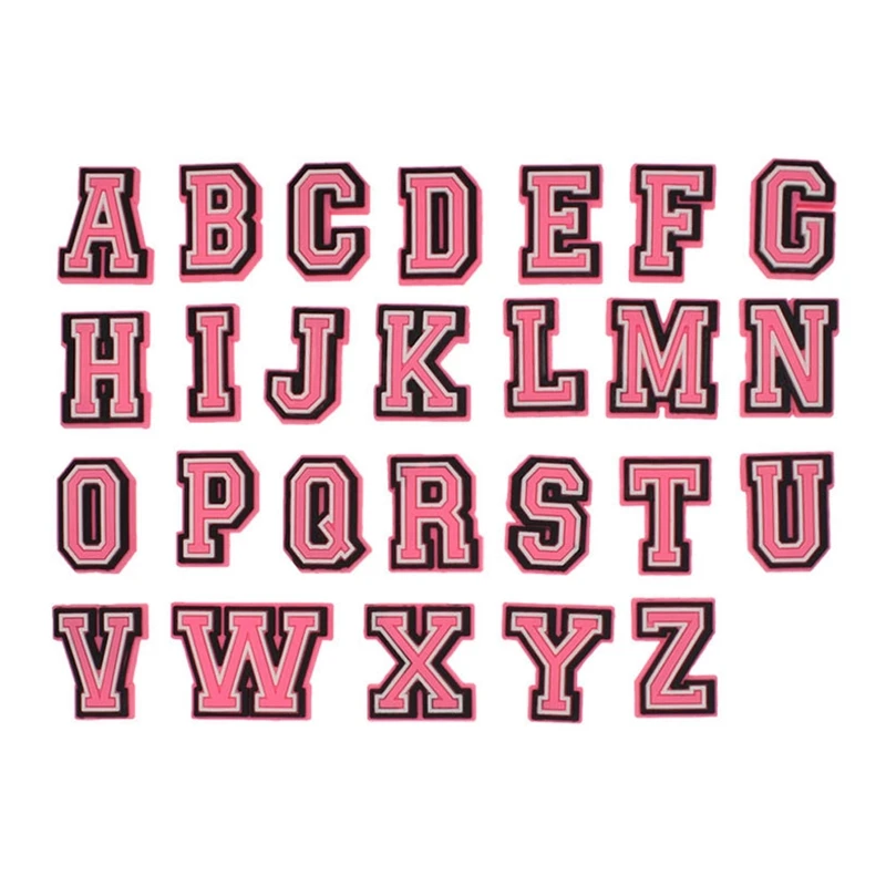 Wholesale PVC Shoe Accessories - White Letter Name Badges for Clogs, Pins, and Decorations