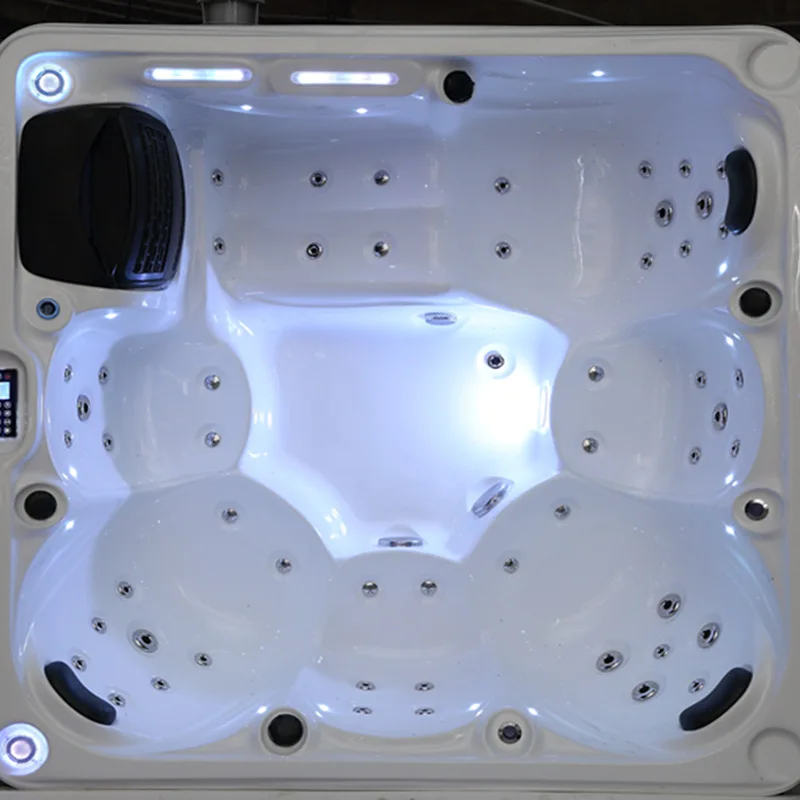 2100X2100X950mm 5 People Swimming Pool Whirlpool Bathtub Acrylic Hydromassage Surfing Multi-people SPA NS2023A 2