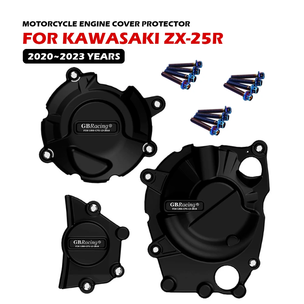 

For KAWASAKI ZX25R ZX-25R 2020 2021 2022 2023 Motorcycle Engine Protector Cover For GB Racing Modified Accessories