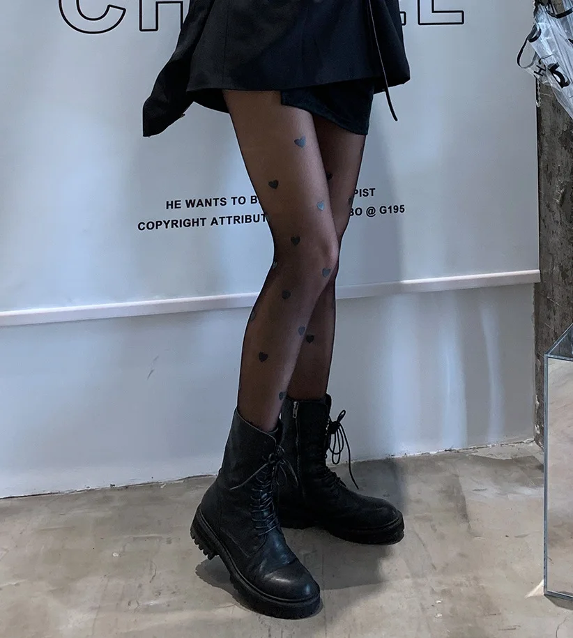 Sexy Women Pantyhose Tights Seamless Sexy Lace Mesh Fishnet Pantyhose Summer Nylon Love Print Tight Stocking Female Hosiery Sexy Women Pantyhose Tights Seamless Sexy Lace Mesh Fishnet Pantyhose Summer Nylon Love Print Tight Stocking Female Hosiery