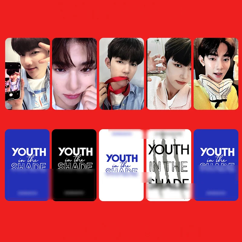 

5/set ZB1 Debut Album Special Card Single YOUTH IN THE SHADE Zhang Hao RICKY KIM TAILAI GYUVIN Album Lomo Card Postcard Kpop