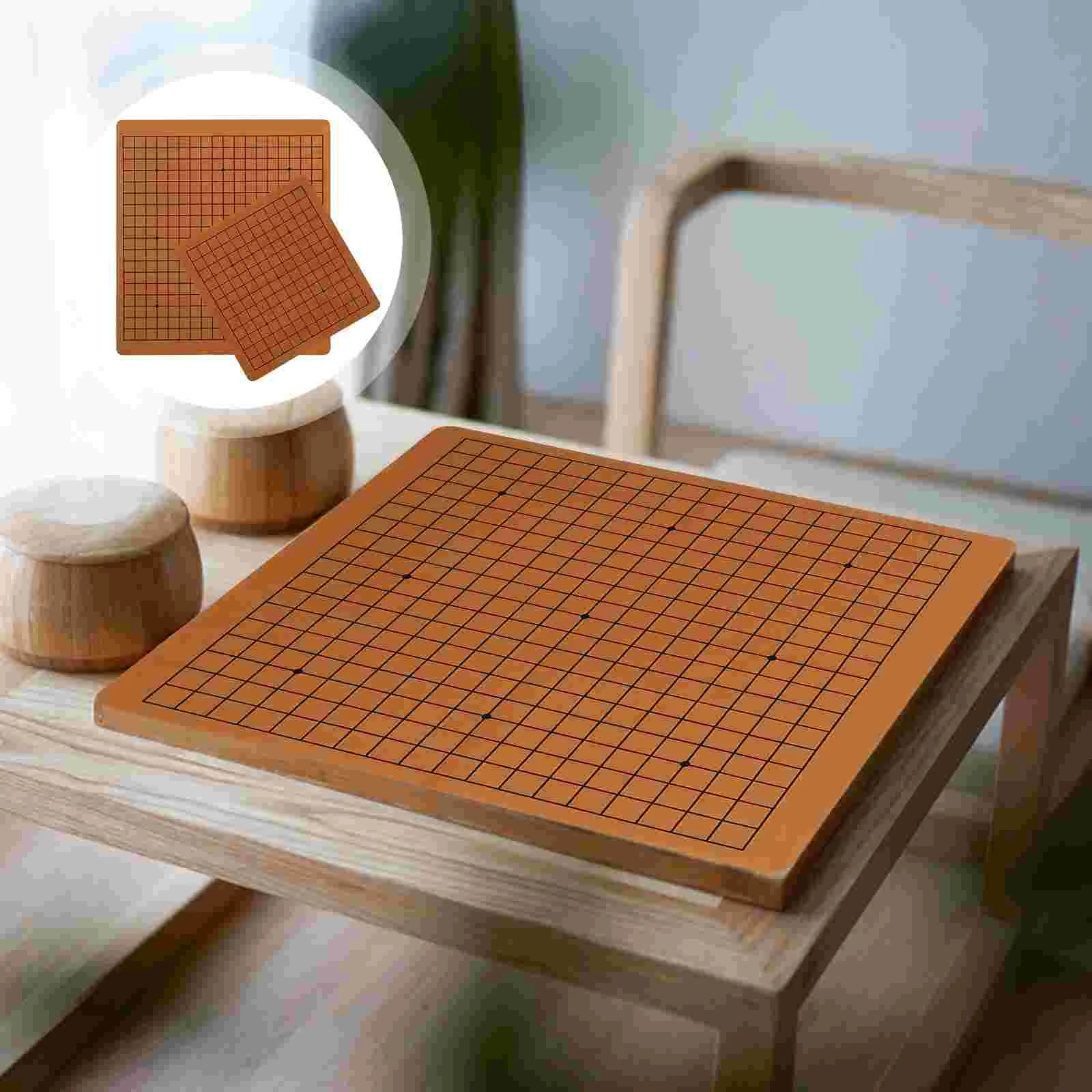 

2Pcs Kids Go Chess Boards Go Chessboard Go Chess Boards Kids Chessboard Plaything
