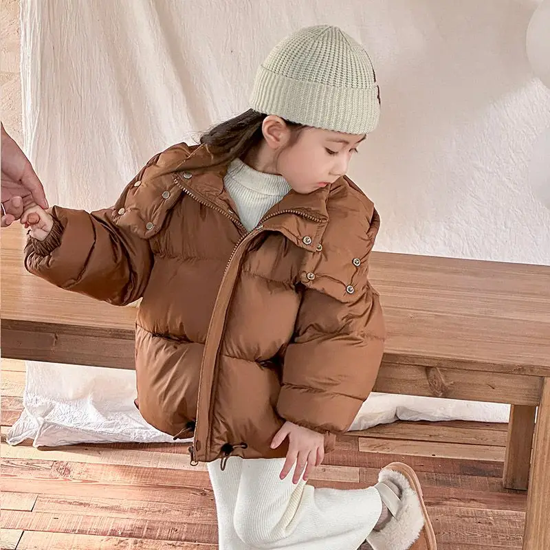 Multicolor Children's Down Jackets for Boys Girls Winter Warm Thick Fluffy Clothes for Children Winter Clothes New Year Jackets.