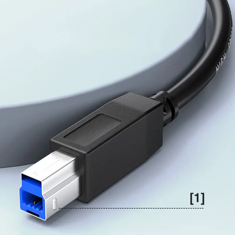 USB 타입 A - USB3.0 타입 B 프린터 3.0 케이블 고속 사각 포트 데이터 컴퓨터 연결 0.5m 1m 1.5m 2m 3m 5m 프린터3.0