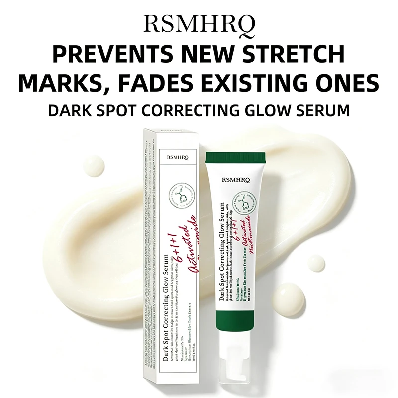 50ml Dark Spot Correcting Glow Serum Hydrating Soothing Brightening Even Skin Tone Improve Elasticity Niacinamide Squalane 5