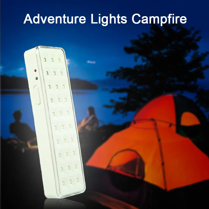 30LED Multi-function Emergency Light Rechargeable LED Safety Lamp 2 Mode Outdoor 