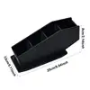 Day Night Cosmetic Brush Organizer Gothic Wooden Coffin Makeup Holder Cosmetic Storage Spooky Compartment Pen Holder 6