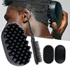 Hot Sale Portable Silicone Hair Brush Washable Durable Rubber Curly Brush Hair Beauty Dirty Braided Curly Hair Men Cleaning Tool 1