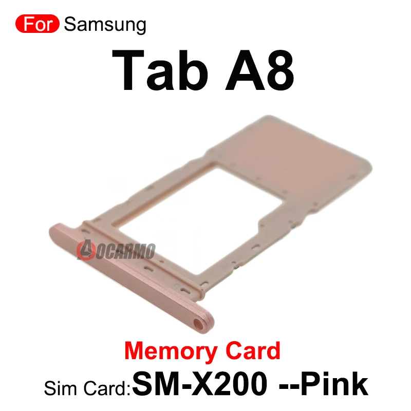 Pink/Black/Silver For Samsung Galaxy Tab A8 SM-x200 X205