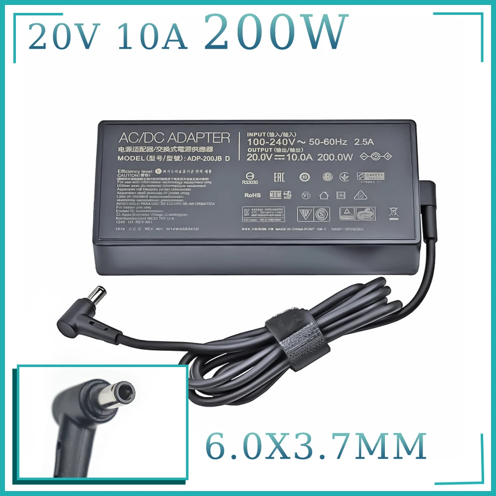 새로운 20V 10A AC 어댑터 충전기 TUF DASH F15 FX516PR FA..