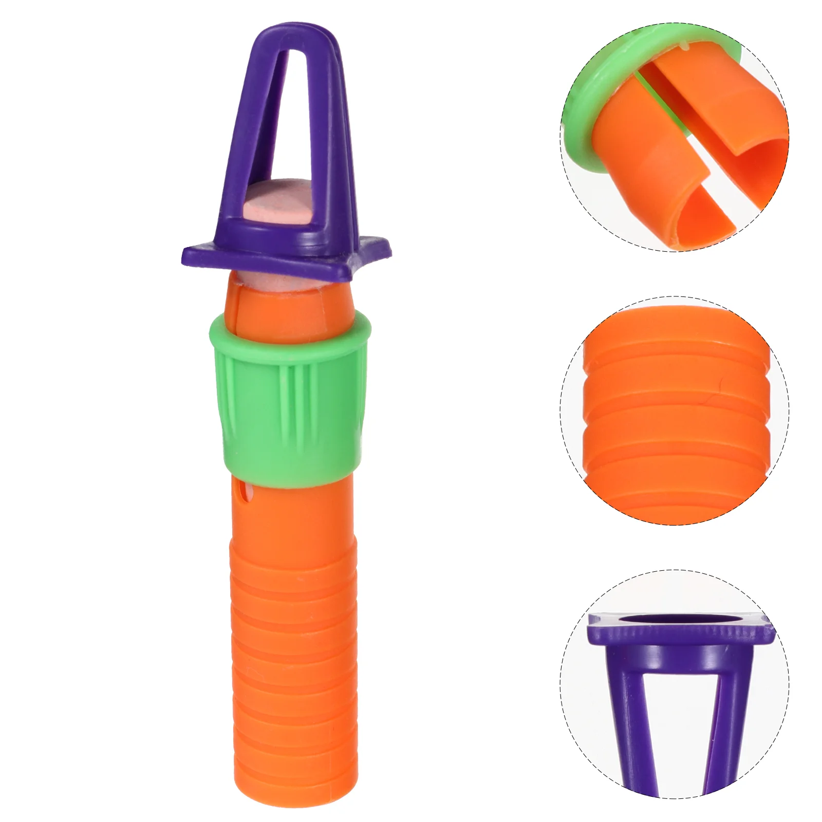 15 Pcs Oil Pastel Extender Metal Holder Crayon Holder Tool Extender Plastic Drawing Crayon Cap Crayon Pen Cap