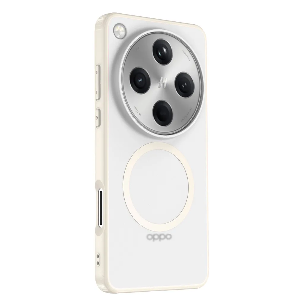 Enhanced Magnetic Shockproof Phone Case with Airbag Design - Matte Translucent Finish