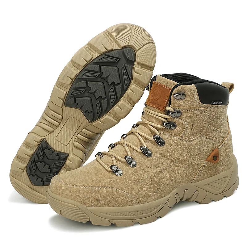 

Men's Military Boot Combat Mens Ankle Boot Tactical Army Boot Male Shoes Work Safety Shoes Motocycle Boots Outdoor Hiking Shoes