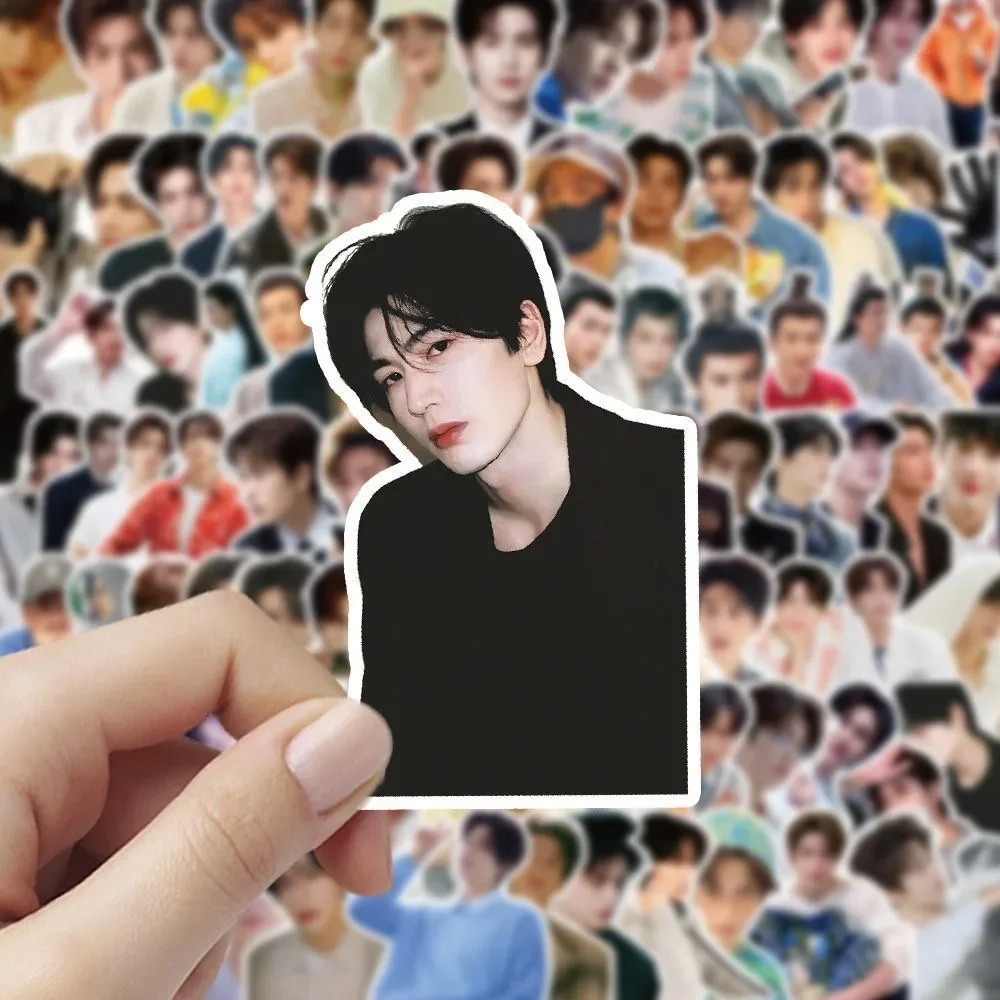 100PC/SET Zhang Linghe Poster Humanoid Stickers Hot TV Character Drama Stills Hand Account Materials Pad Computer Cellphone DIY