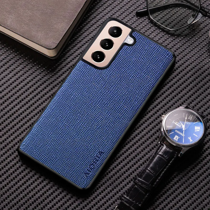 Modern Business Solid Color PU Leather Skin Cover