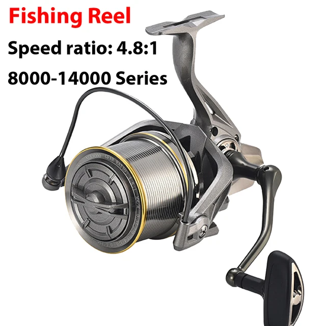 4.8/1 Lure Spinning Fishing Reel Stainless Steel 17+1 Bearing