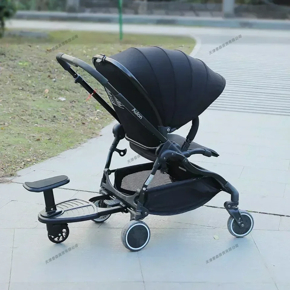Universal Baby Stroller Accessories Strollers Step Board Adapter with Seat Twins Scooter Baby Accessories Baby Pram Hitchhiker